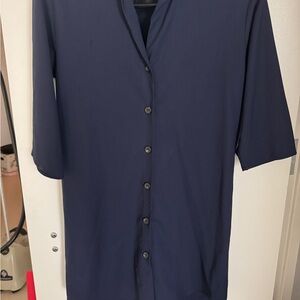 Theory Midnight Blue shirt dress
